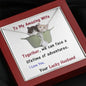 Wife ALLURING BEAUTY Necklace, Wife From Husband | Birthday Gift | Anniversary Gift | Cat Lover Gift | Christmas Gift | Message Card Jewelry - Gifts 4 Your Season