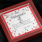 ALLURING BEAUTY Necklace, For Her, Valentine's Day, Mother, Wife, Girlfriend, with Custom Message Card