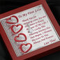 ALLURING Necklace, For Her, Valentine's Day, Mother, Wife, Girlfriend, with Custom Message Card