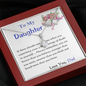 ALLURING BEAUTY Necklace, For Her, Custom Message Card