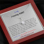 ALLURING BEAUTY Necklace,For Her, for Christmas, Anniversary, Birthday, Valentine's Day, Mother's Day, Custom Message Card