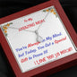 ALLURING BEAUTY Necklace | To My Mom Gift | Mom Christmas Jewelry | Love Her Keepsake | Mom Necklace | Mom Message Card | Meaningful Cards | Best Mom Ever - Gifts 4 Your Season
