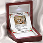 Hearts Embellished Necklace | to Girlfriend | Wife | Birthday | Anniversary | Christmas | Cat Lover | Custom Message Card