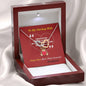 To My Wife Gift | Wife Christmas Jewelry | Love Her Keepsake | Soulmate Necklace | Wife Message Card | Meaningful Cards | Best Wife Ever - Gifts 4 Your Season
