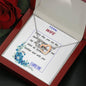 Hearts Embellished Necklace | To Wife Gift | Wife Christmas Jewelry | Love Her Keepsake | Soulmate Necklace | Wife Message Card | Meaningful Cards | Best Wife Ever - Gifts 4 Your Season