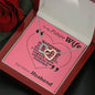 Two hearts Interlocked | To My Future Wife Gift | Wife Christmas Jewelry | Love Her Keepsake | Soulmate Necklace | Future Wife Message Card | Meaningful Cards | Best Future Wife Ever - Gifts 4 Your Season