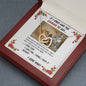 Hearts Embellished Necklace | to Girlfriend | Wife | Birthday | Anniversary | Christmas | Cat Lover | Custom Message Card