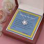 Love Knot Necklace, For Her, Valentine's Day, Sister, Mother, Wife, Girlfriend, with Custom Message Card