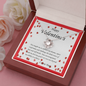 Love Knot Necklace, For Her, Valentine's Day, Mother, Wife, Girlfriend, with Custom Message Card