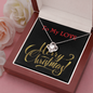 Love Knot Necklace, with Custom Message Card
