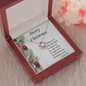 Love Knot Necklace, For Her, Friend, for Christmas, Anniversary, Birthday, Valentine's Day, Mother's Day, with Custom Message Card
