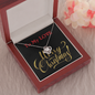 Love Knot Necklace, with Custom Message Card
