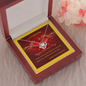 Love Knot Necklace, For Her, Valentine's Day, Mother, Wife, Girlfriend, Sister, with Custom Message Card