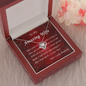 Love Knot Necklace, For Her, Valentine's Day, Mother, Wife, Girlfriend, with Custom Message Card
