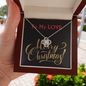Love Knot Necklace, with Custom Message Card