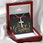 Stainless Steel Cross Necklace, Her, Him, Friend, Christmas, Anniversary, Birthday, Valentine's Day, Mother's Day, Custom Message Card