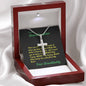 Stainless Steel Cross Necklace, Gift To My Granddaughter, Gift For Christmas, Granddaughter Birthday, Gift From Grandpa/Grandma To Granddaughter, Graduation Gift - Gifts 4 Your Season