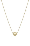 Metal Chain Pearl Pendant Necklace