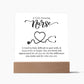 Amazing Nurse Affirmation Acrylic Plaque, Custom Message
