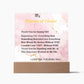 My Matron of Honor Affirmation Acrylic Plaque, Custom Message