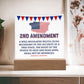 2nd Amendment Affirmation Acrylic Plaque, For Soulmate, For Girlfriend, For Wife, Daughter, Birthday, Valentine's Day, Anniversary, Custom Message