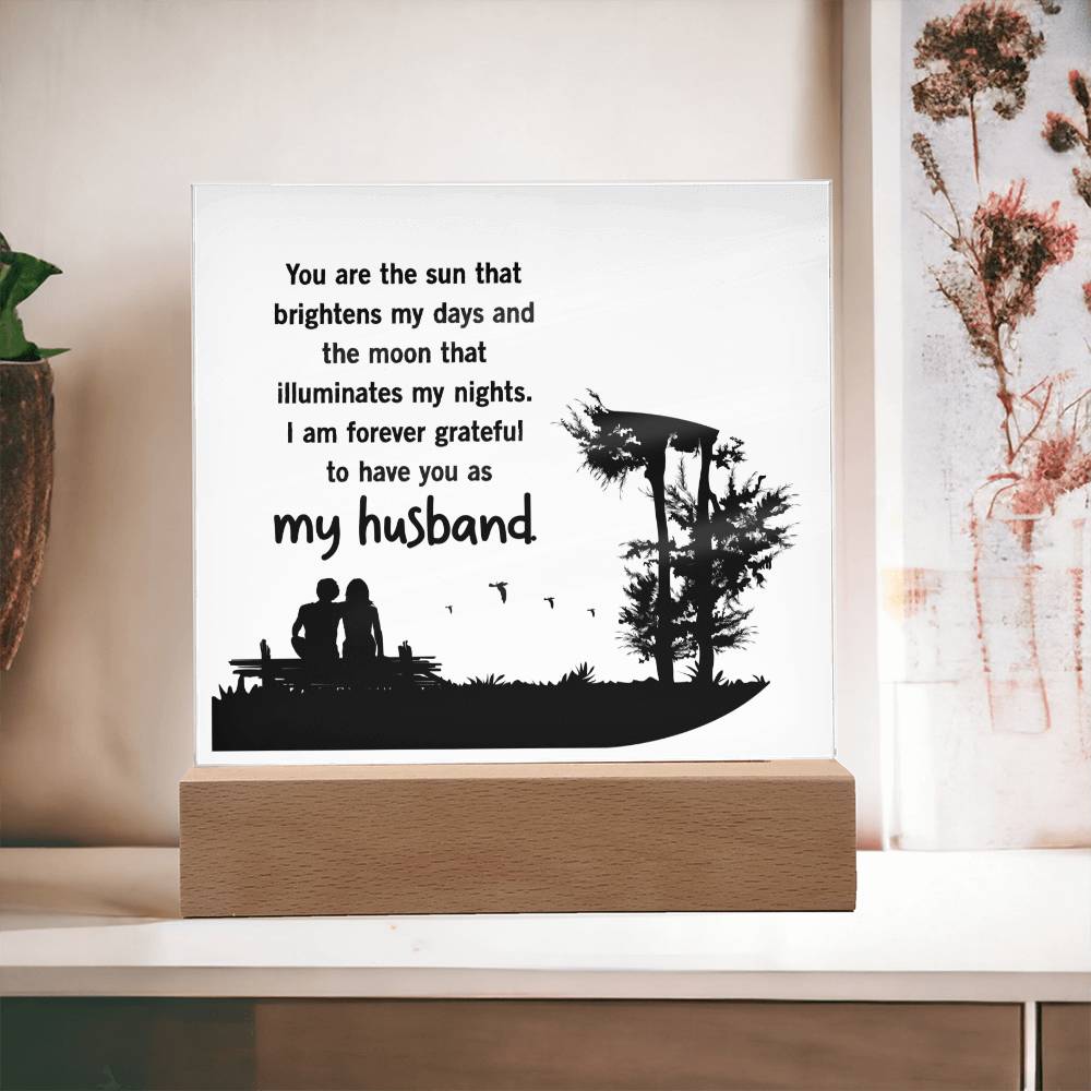 You Are The Sun Affirmation Acrylic Plaque, Custom Message