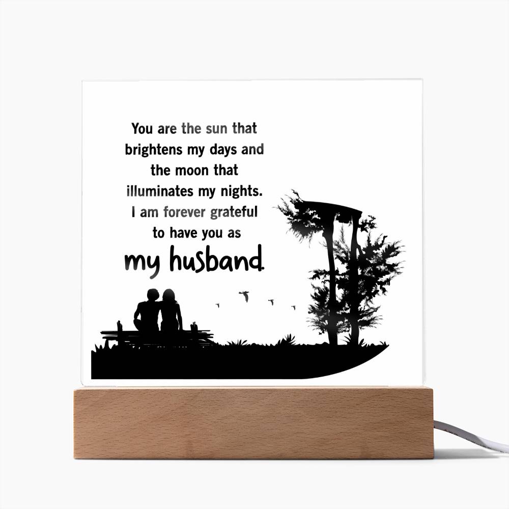 You Are The Sun Affirmation Acrylic Plaque, Custom Message