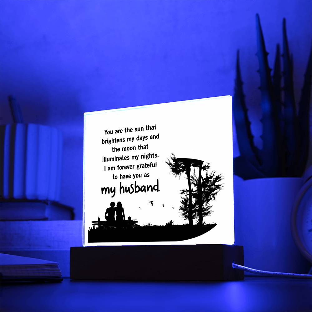 You Are The Sun Affirmation Acrylic Plaque, Custom Message