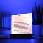 My Matron of Honor Affirmation Acrylic Plaque, Custom Message
