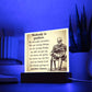 Nobody Is Perfect Affirmation Acrylic Plaque, Custom Message