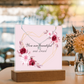You are beautiful and Smart Alluring Beauty Necklace