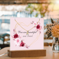 You are beautiful and Smart Alluring Beauty Necklace