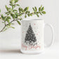 Ceramic Christmas Tree Coffee Mug - 15 Oz.