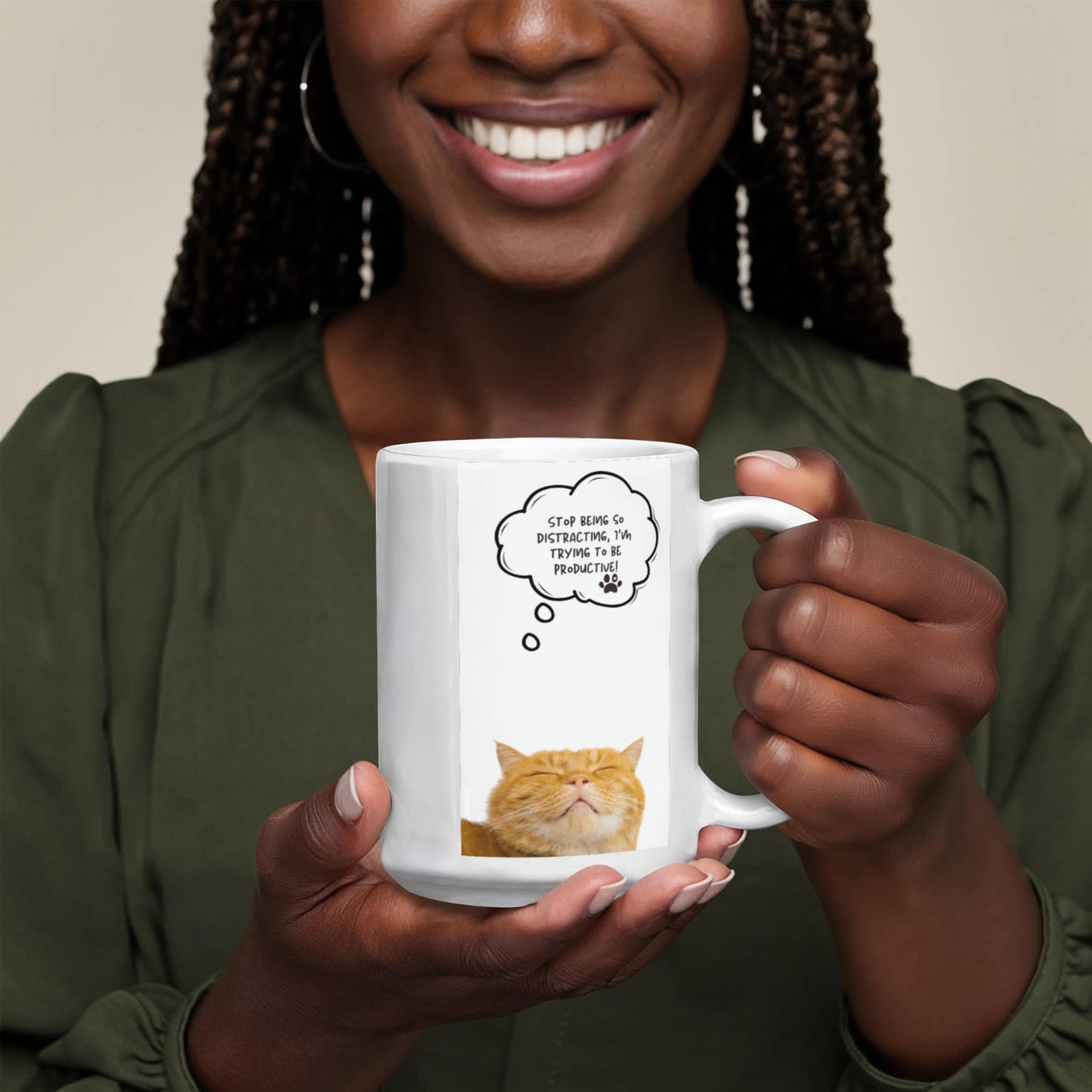Stop Being So Distracting -15 Oz. Mug