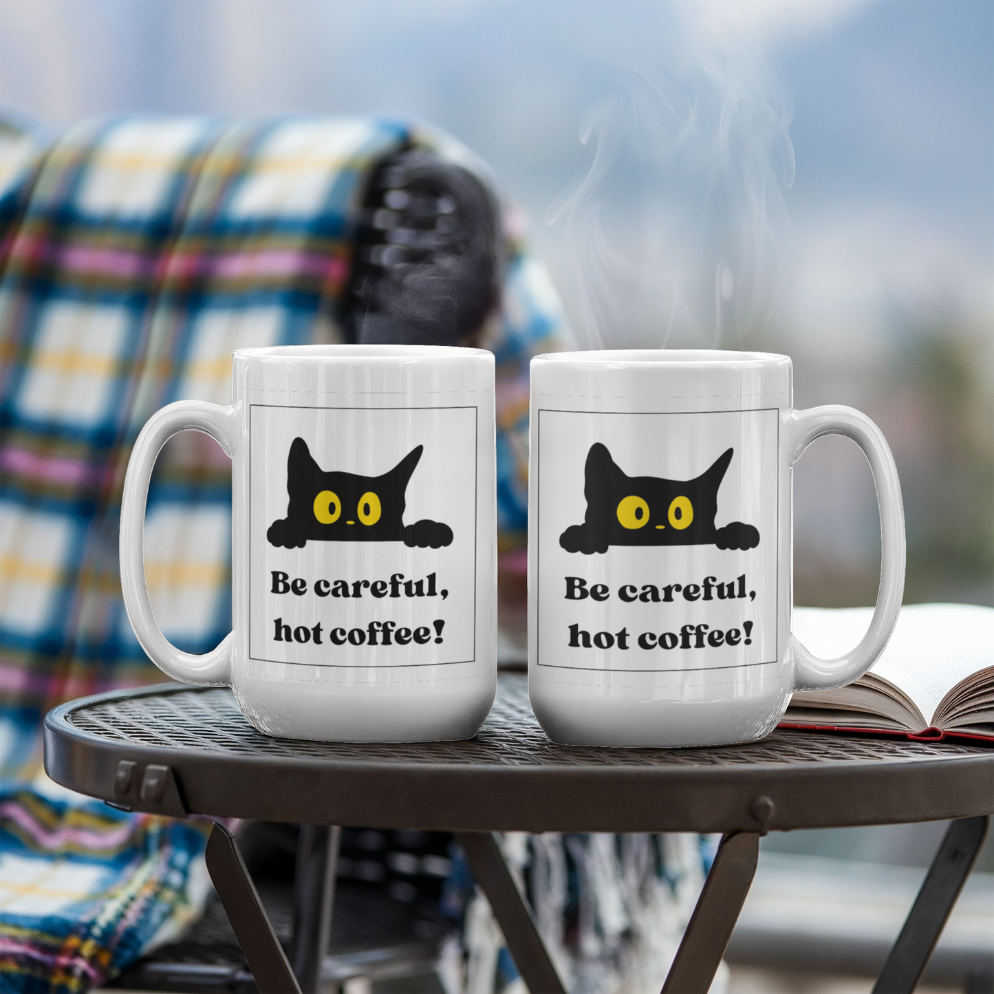Be Careful, Hot Coffee! - 15 Oz. Mug