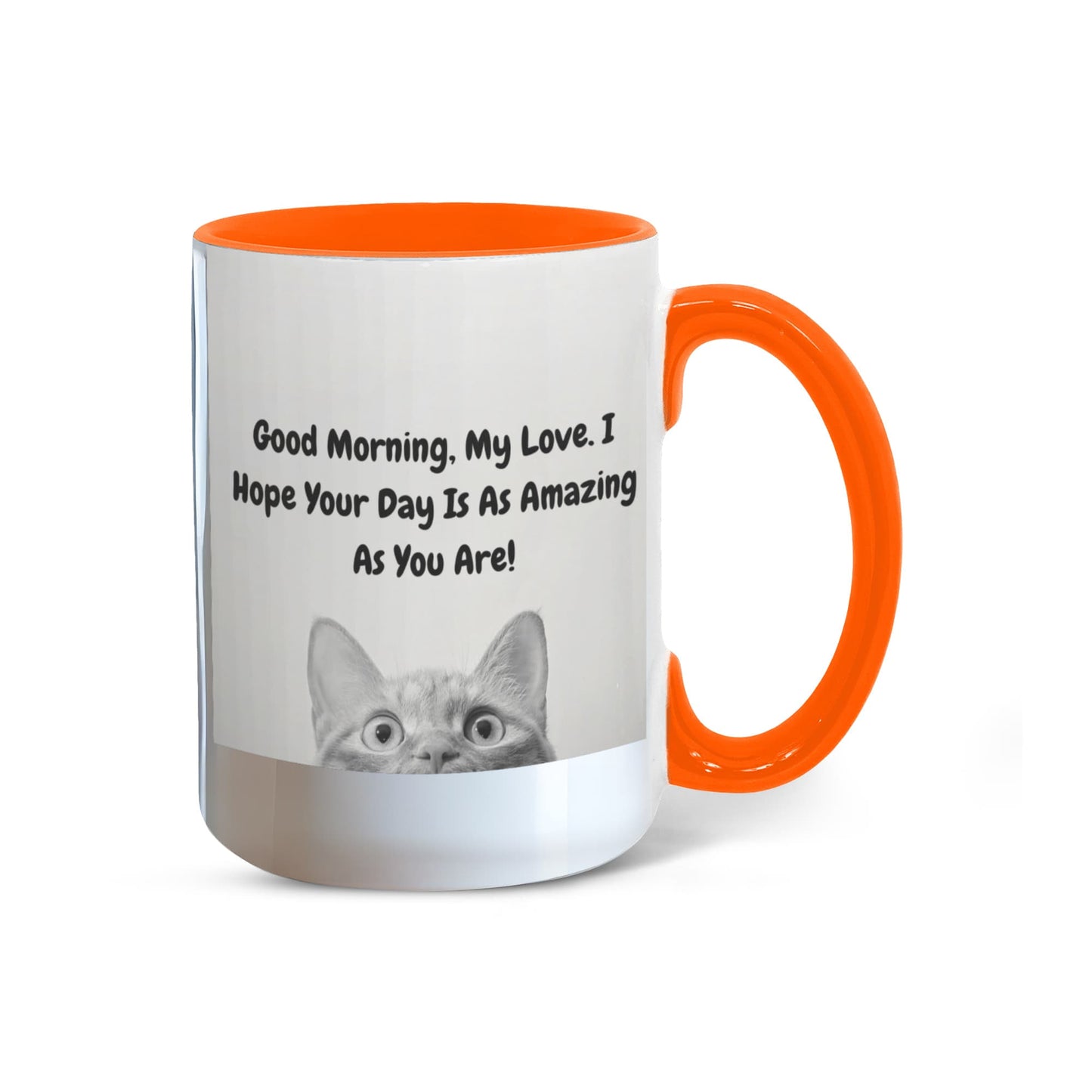 Good Morning, My Love - Cat Lover. - 15 Oz. Mug