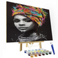 Strong Woman Paint By Number Painting Set
