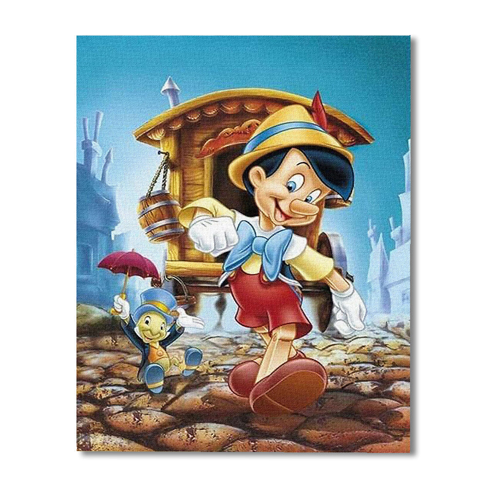 Pinocchio Paint By Number Painting Set