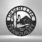 Desert Life Monogram - Steel Sign