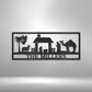 Nativity Monogram - Steel Sign