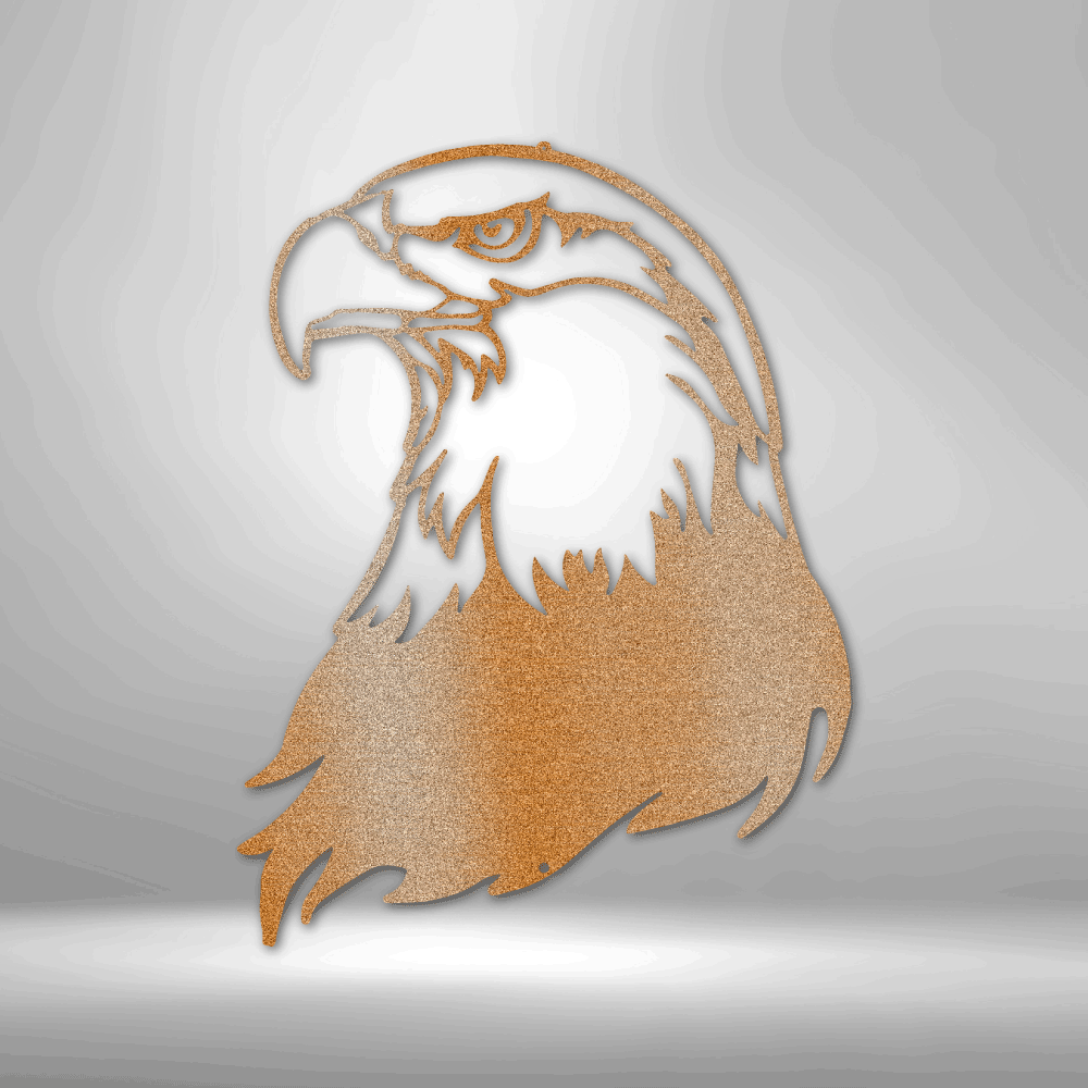 Bald Eagle Head - Steel Sign