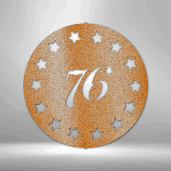 Old School 76 - Steel Sign