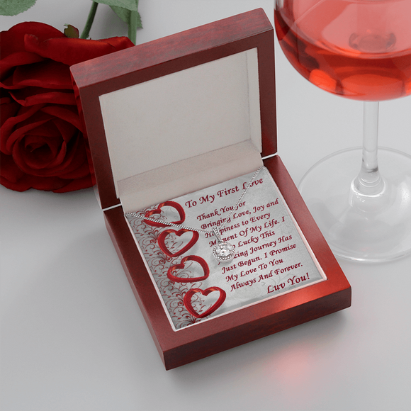 Eternal Hope Necklace, For Her, Valentine's Day, Mother, Wife, Girlfriend, Custom Message Card