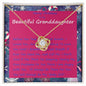 Love Knot Necklace, with Custom Message Card