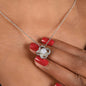 Love Knot Necklace, For Her, Custom Message Card