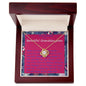 Love Knot Necklace, with Custom Message Card