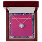 Love Knot Necklace, with Custom Message Card