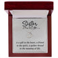 Delicate Heart Necklace, Custom Message Card