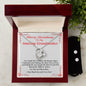 The Forever Love Necklace and Cubic Zirconia Earring Set, with Message Card