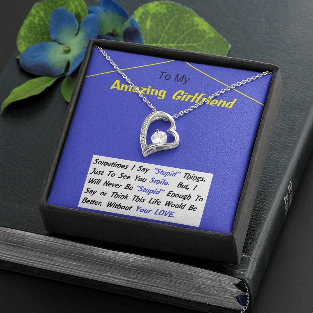 Forever Love Necklace, To My Girlfriend, Necklace For Girlfriend, Girlfriend Jewelry, Girlfriend Gift, Anniversary Gift - Gifts 4 Your Season